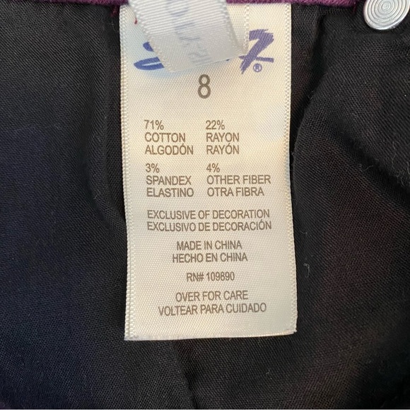 Seven7 Purple High Rise Skinny Jeans - Picture 6 of 9